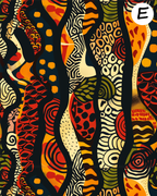 Tribal clay transfer sheet E936