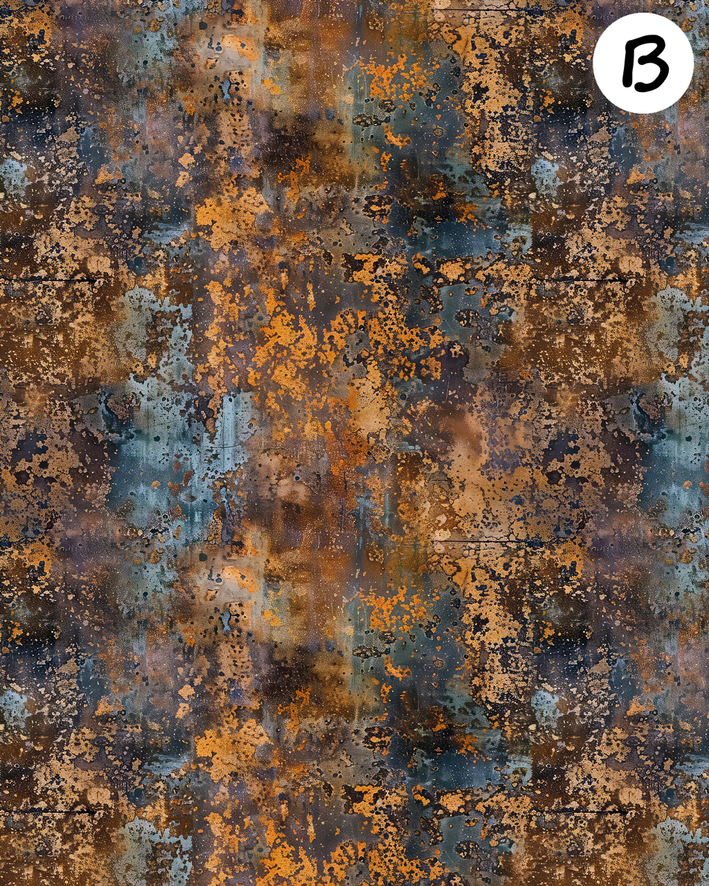 Grunge clay transfer sheet E937