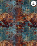 Grunge clay transfer sheet E937