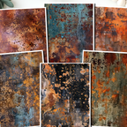 Grunge clay transfer sheet E937