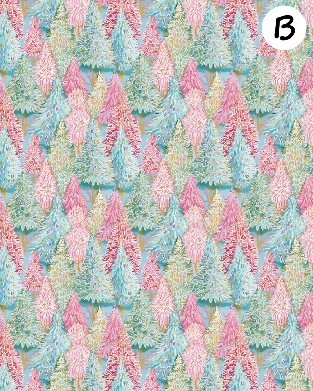 Preppy Christmas clay transfer sheet E940