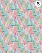 Preppy Christmas clay transfer sheet E940