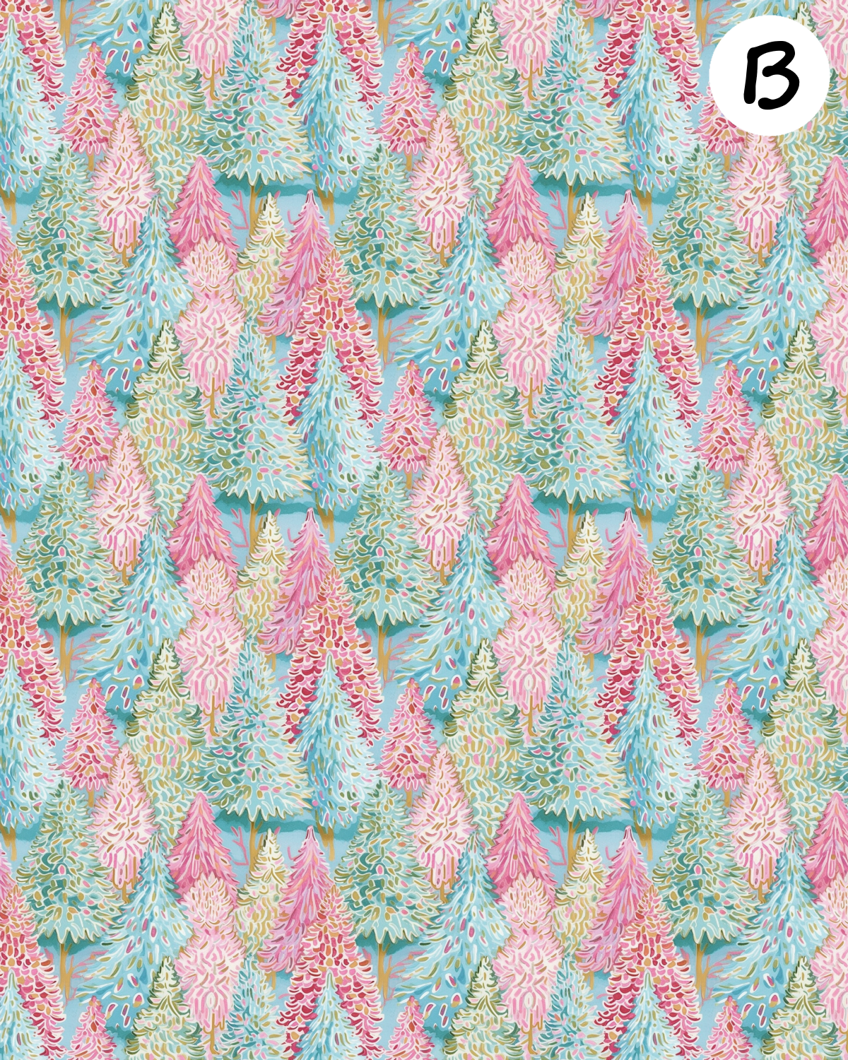 Preppy Christmas clay transfer sheet E940