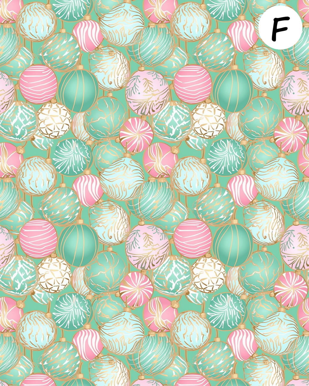 Preppy Christmas clay transfer sheet E940