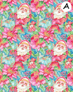 Preppy Tropical Santa clay transfer sheet E942