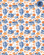 Fall Chinoiserie Polymer Clay Transfer Sheets | E943