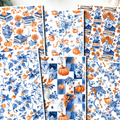 Fall Chinoiserie Polymer Clay Transfer Sheets | E943