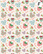 Mickey Christmas clay transfer sheet E944