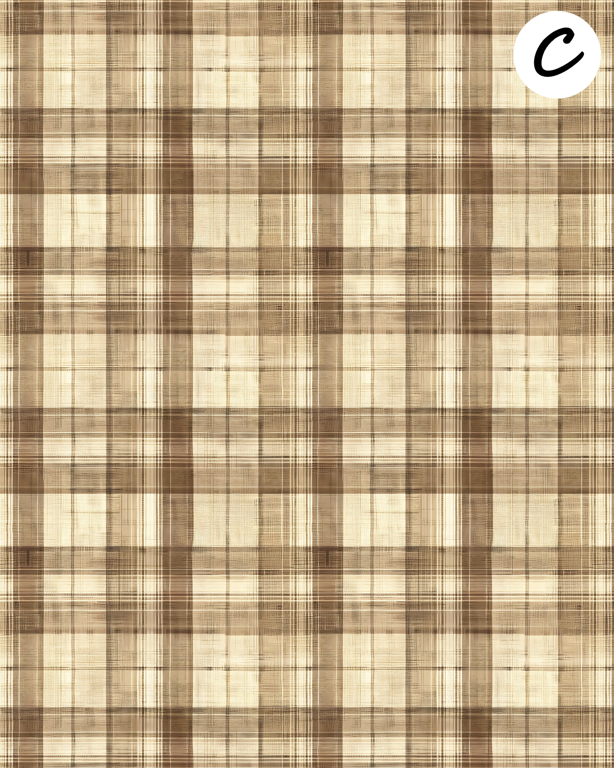 Festive Plaid clay transfer sheet E946