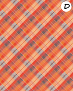 Festive Plaid clay transfer sheet E946