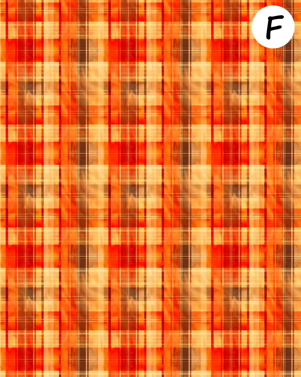 Festive Plaid clay transfer sheet E946