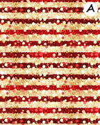 Red Glitter clay transfer sheet E947
