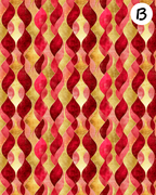 Red Glitter clay transfer sheet E947