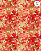 Red Glitter clay transfer sheet E947