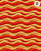 Red Glitter clay transfer sheet E947