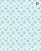BOHO Winter clay transfer sheet E948