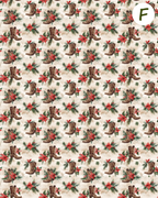 Western Christmas clay transfer sheet E950
