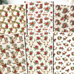 Western Christmas clay transfer sheet E950