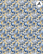 Blue Nutcracker water transfer sheet E951