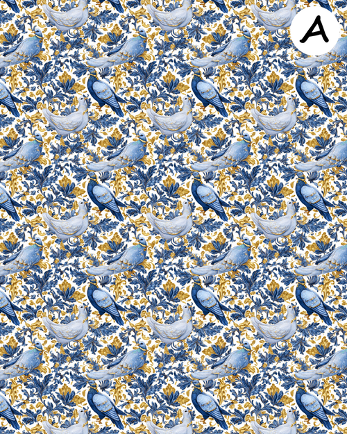 Blue Nutcracker water transfer sheet E951