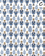 Blue Nutcracker water transfer sheet E951