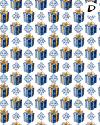 Blue Nutcracker water transfer sheet E951