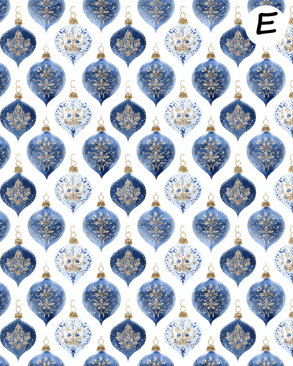 Blue Nutcracker water transfer sheet E951