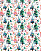Christmas Whimsical clay transfer sheet E955