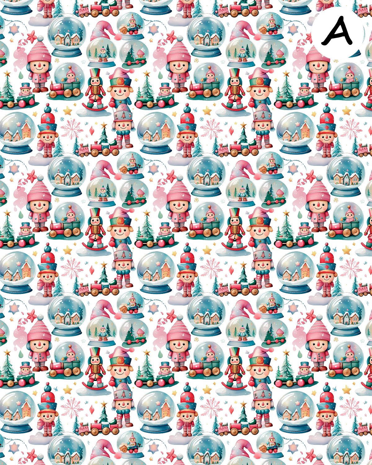 Christmas Treats clay transfer sheet E956