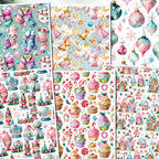 Christmas Treats clay transfer sheet E956