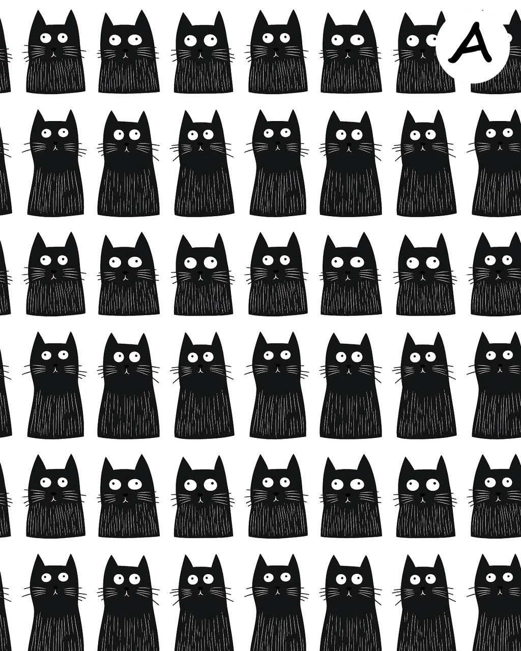Mollys Cats clay transfer sheet E958