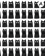 Mollys Cats clay transfer sheet E958