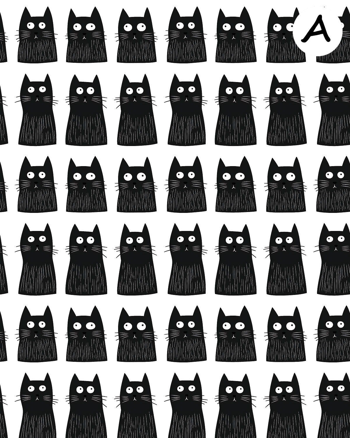 Mollys Cats clay transfer sheet E958