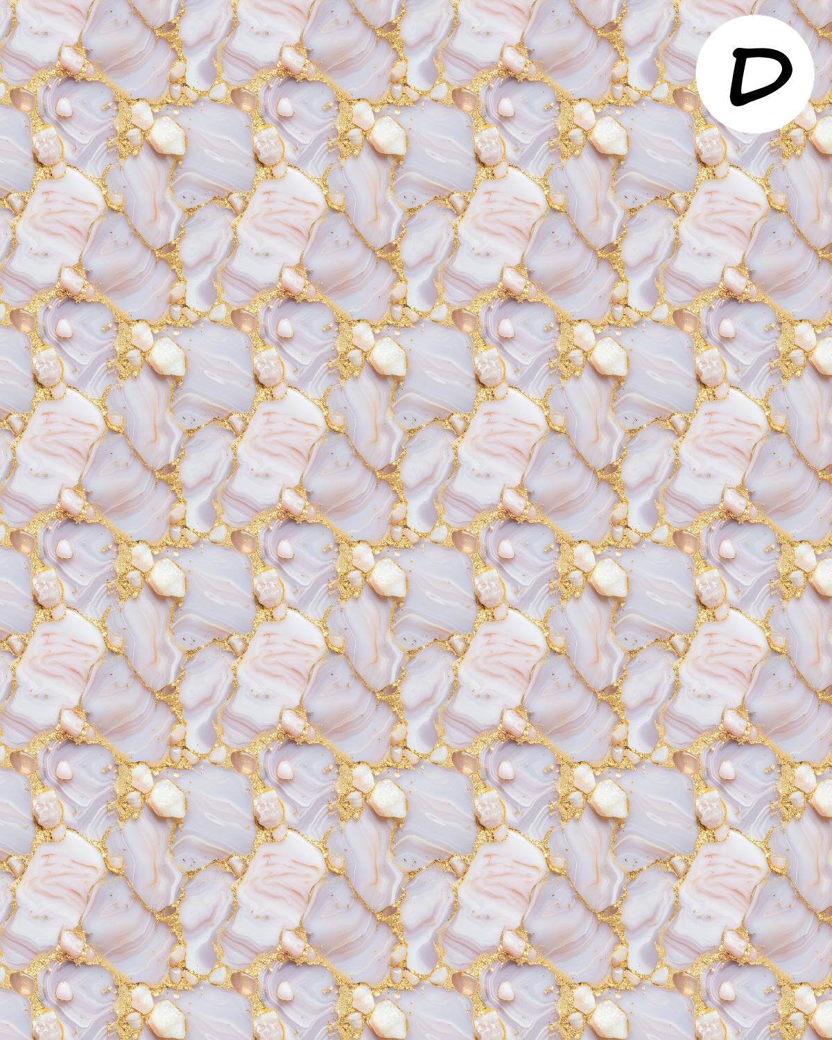 Red and White marble clay transfer sheets E959