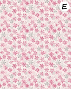 Pink Winter clay transfer sheet E960