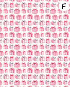 Pink Winter clay transfer sheet E960