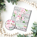 Wicked Witch quotes clay transfer sheet E962