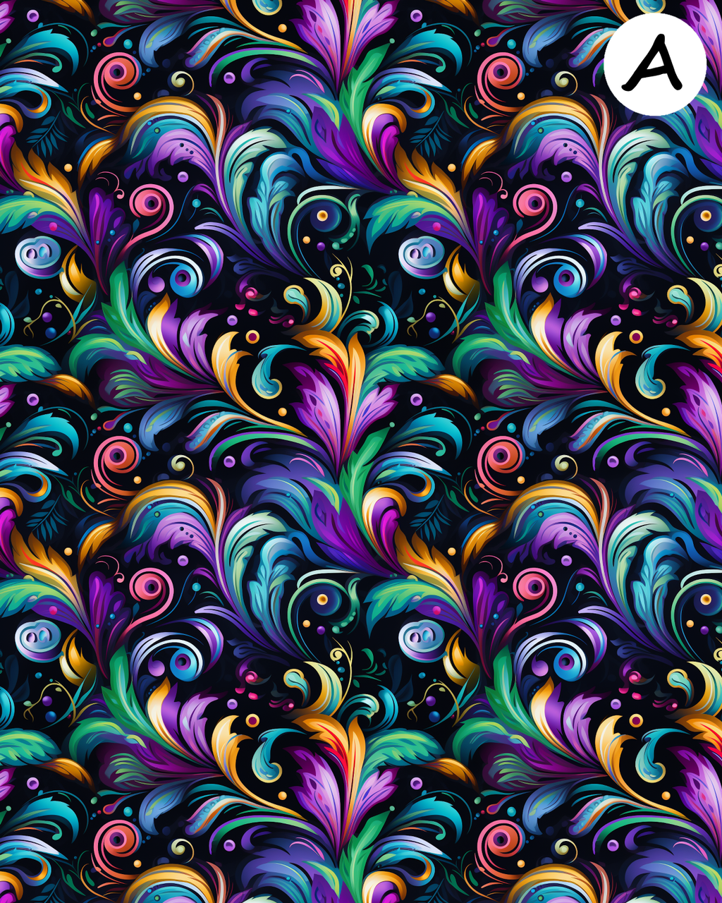 Mardi Gras clay transfer sheet E963