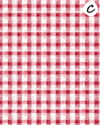 Red and Pink clay transfer sheet E965