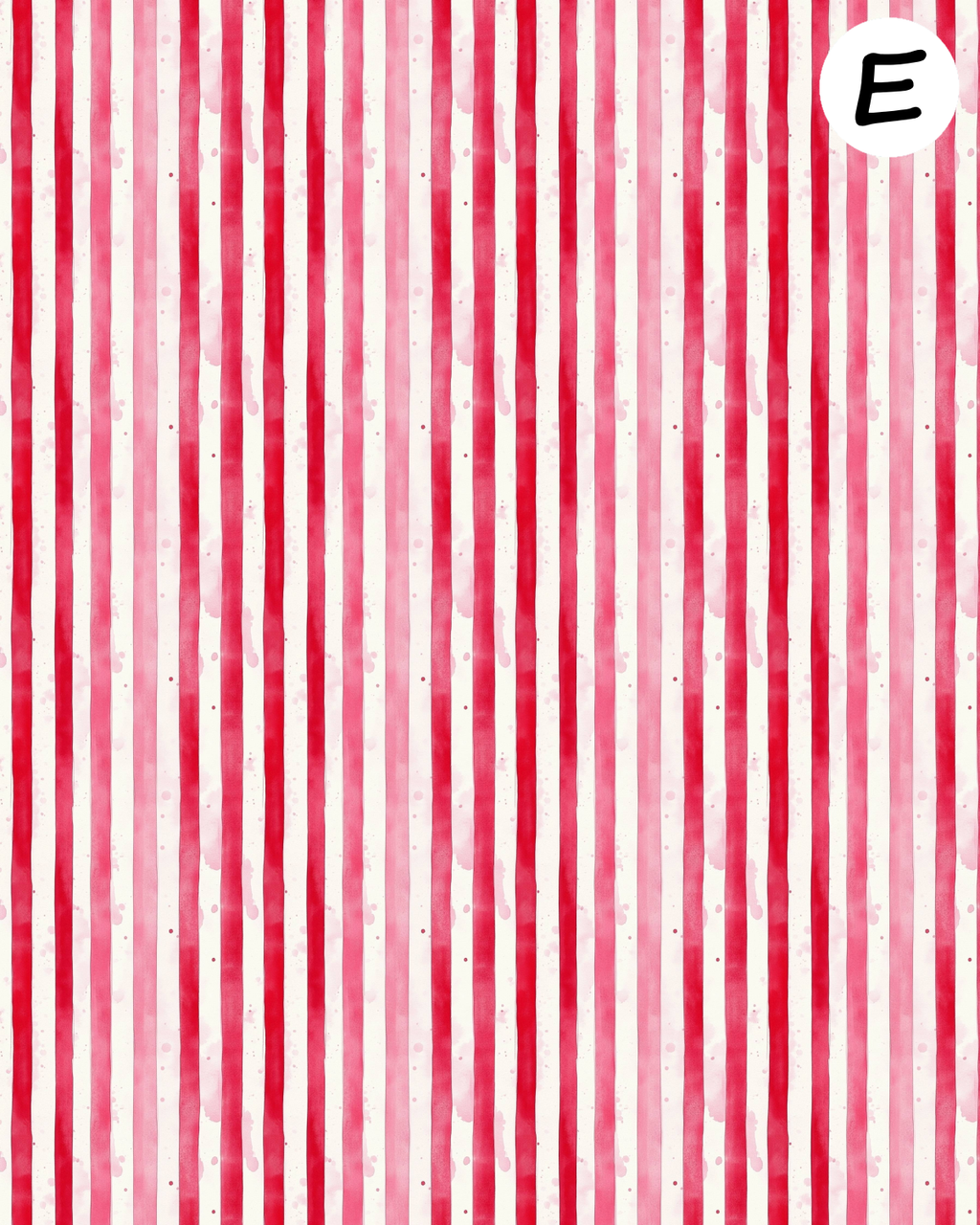 Red and Pink clay transfer sheet E965