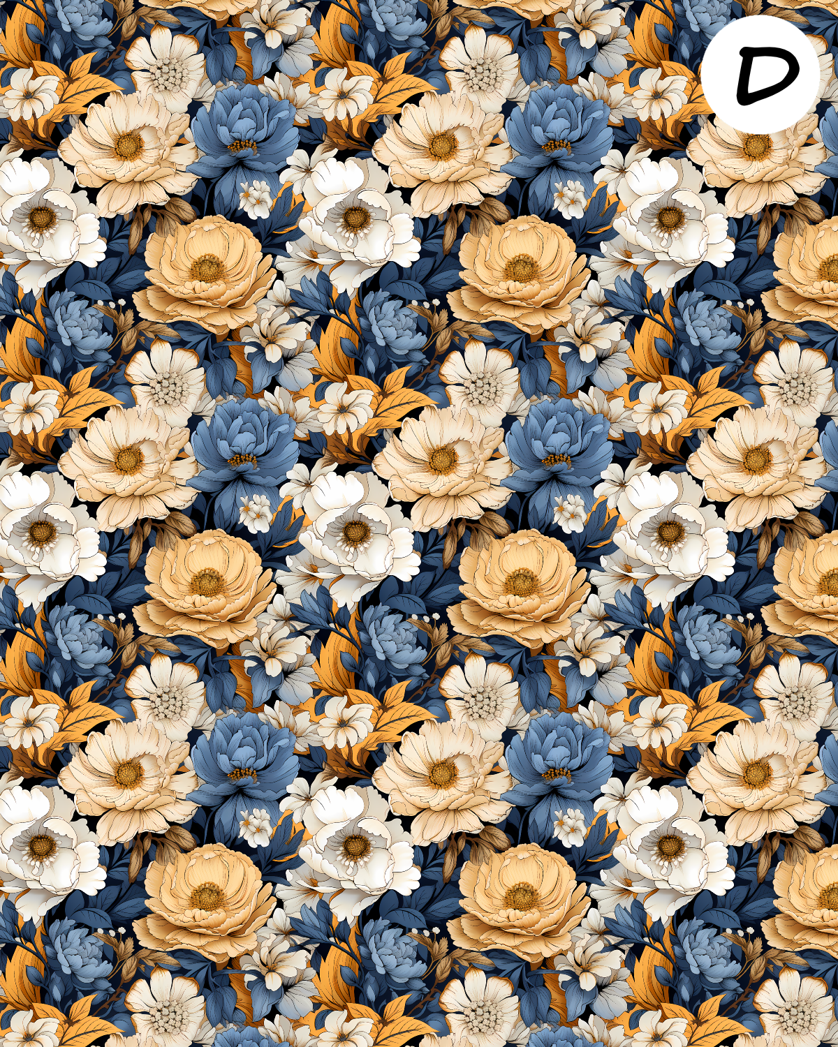 William Morris inspired clay transfer sheet E967