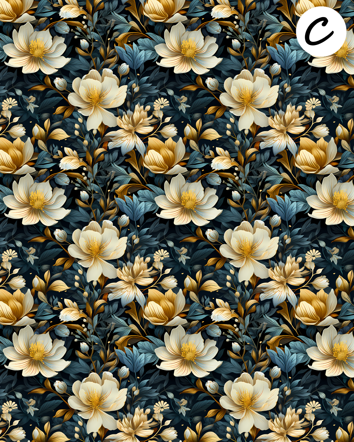 William Morris Ivory inspired clay transfer sheet E969