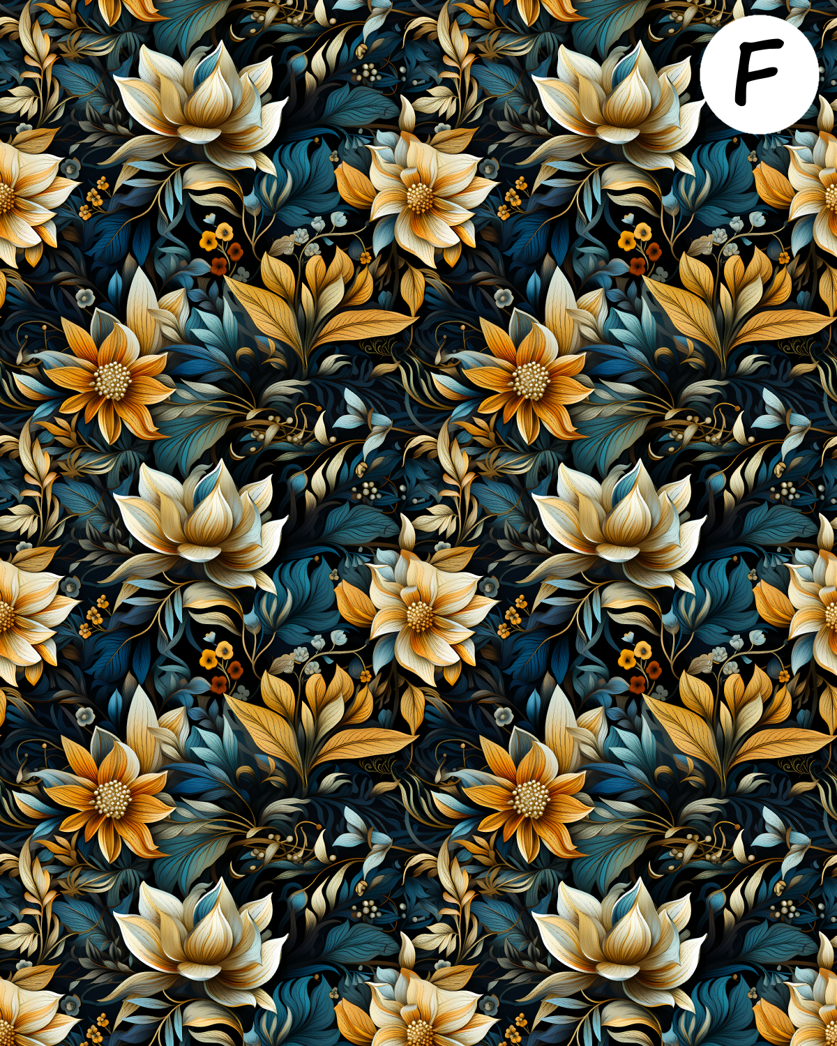 William Morris Ivory inspired clay transfer sheet E969