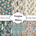 Virgin Mary clay transfer sheet E971