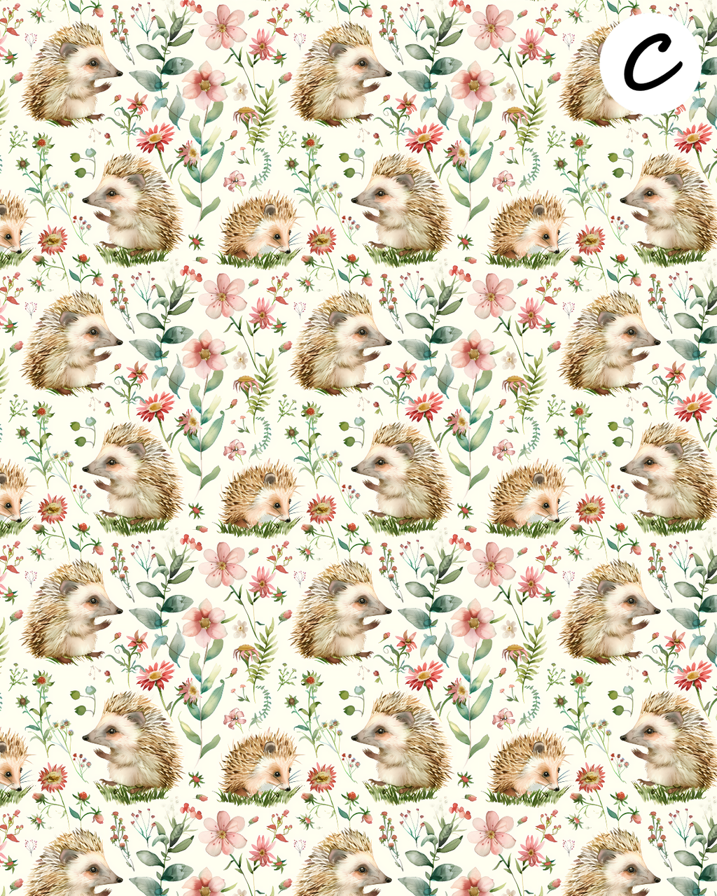Forest Animals clay transfer sheet E972