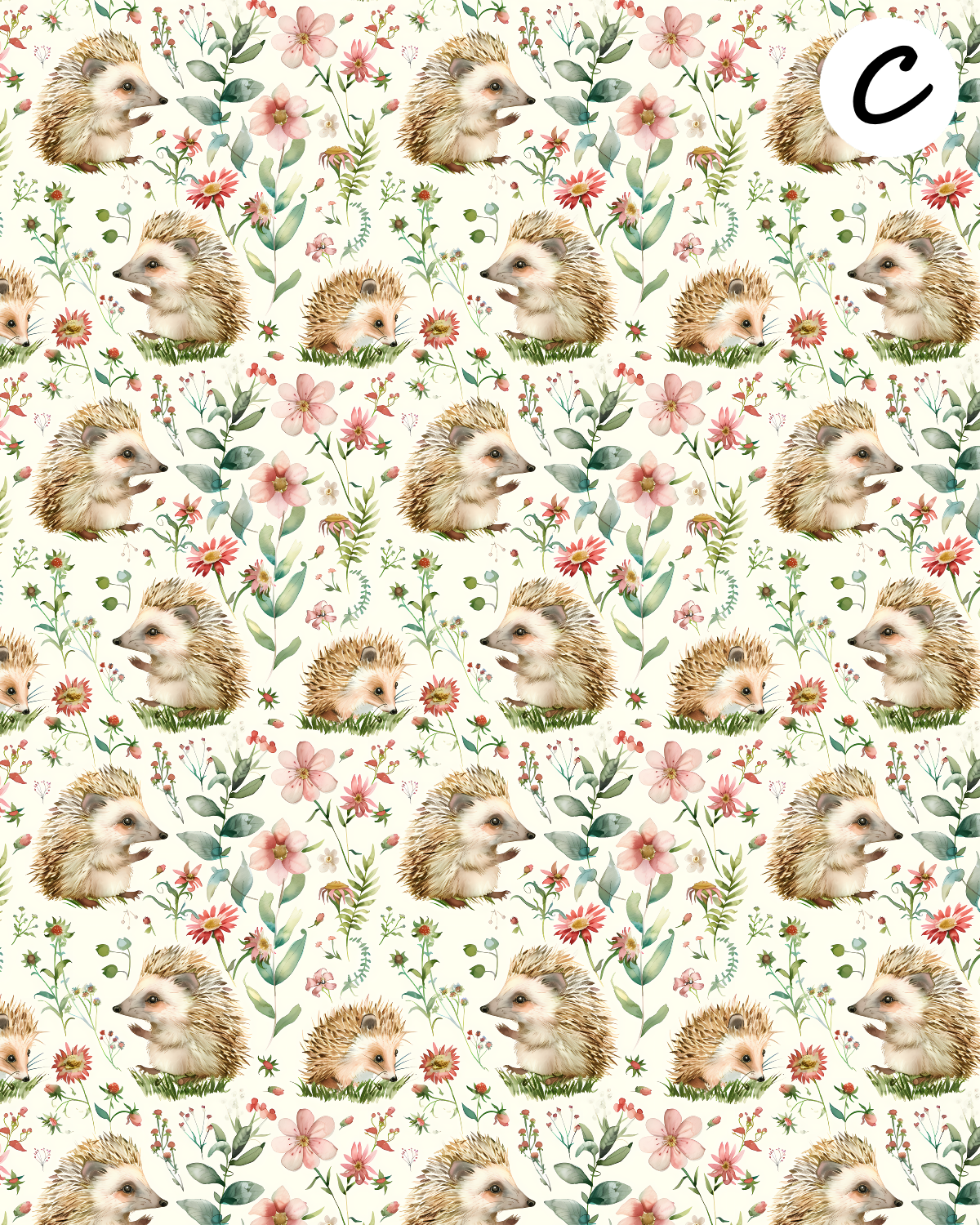 Forest Animals clay transfer sheet E972