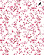 Dainty Petals clay transfer sheet E975