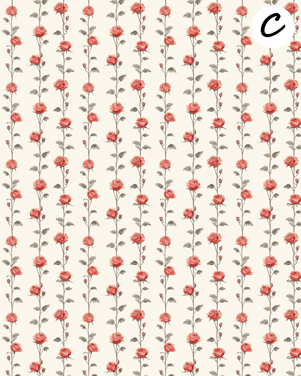 Dainty Petals clay transfer sheet E975