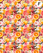 Citrus Petals clay transfer sheet E977