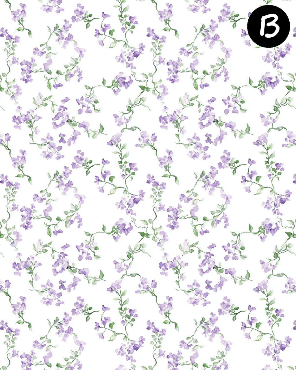 WISTERIA LANE clay transfer sheet E978